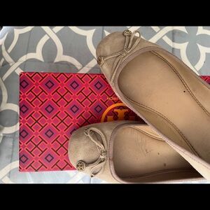 Tory Burch Ballet Flats with Gold Accents